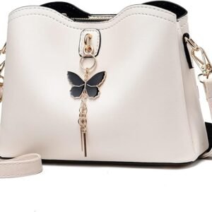 Small Crossbody Bags for Women Fashion Purses for Teenage Girls Lightweight Handbags Shoulder Bag(Beige)