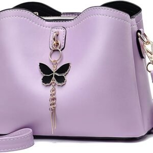 Small Crossbody Bags for Women Fashion Purses for Teenage Girls Lightweight Handbags Shoulder Bag（Purple）