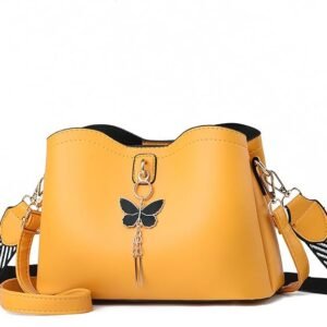 Small Crossbody Bags for Women Fashion Purses for Teenage Girls Lightweight Handbags Shoulder Bag（Yellow）