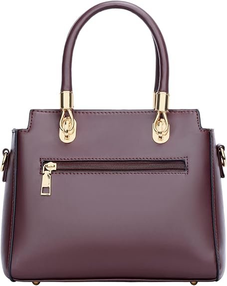 KKXIU Stylish Women Satchel Purses and Handbags Vegan Leather Top Handle Shoulder Crossbody Bag(Burgundy) - Image 6