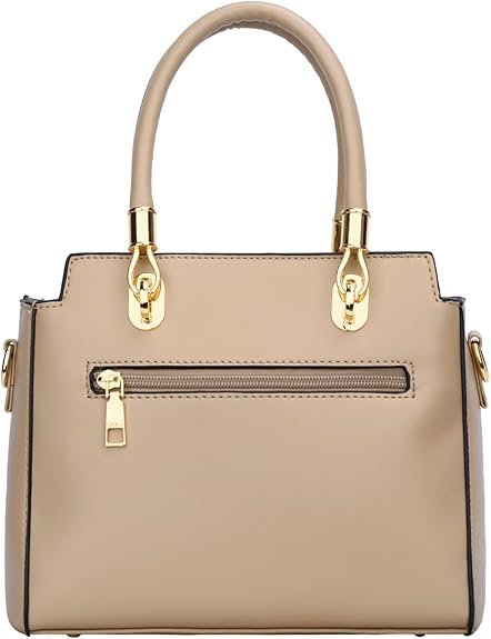 KKXIU Stylish Women Satchel Purses and Handbags Vegan Leather Top Handle Shoulder Crossbody Bag(Khaki) - Image 6